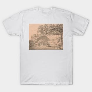 Man with Horse and Cart Entering a Quarry by J.M.W. Turner T-Shirt